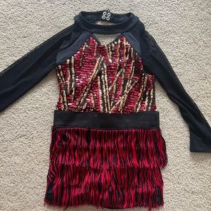 Dance figure skate costume